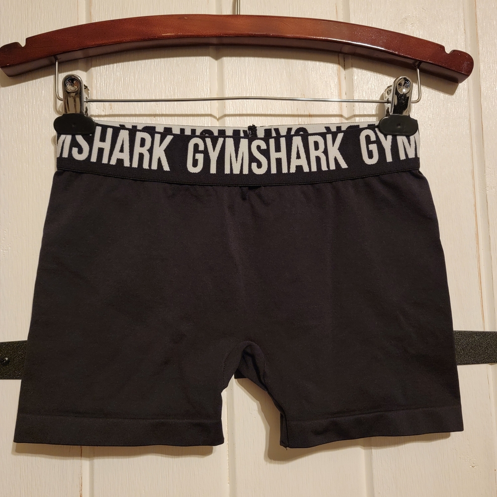 Gymshark Black Compression Shorts Gym Stretch Performance Body Contour Size XS/S